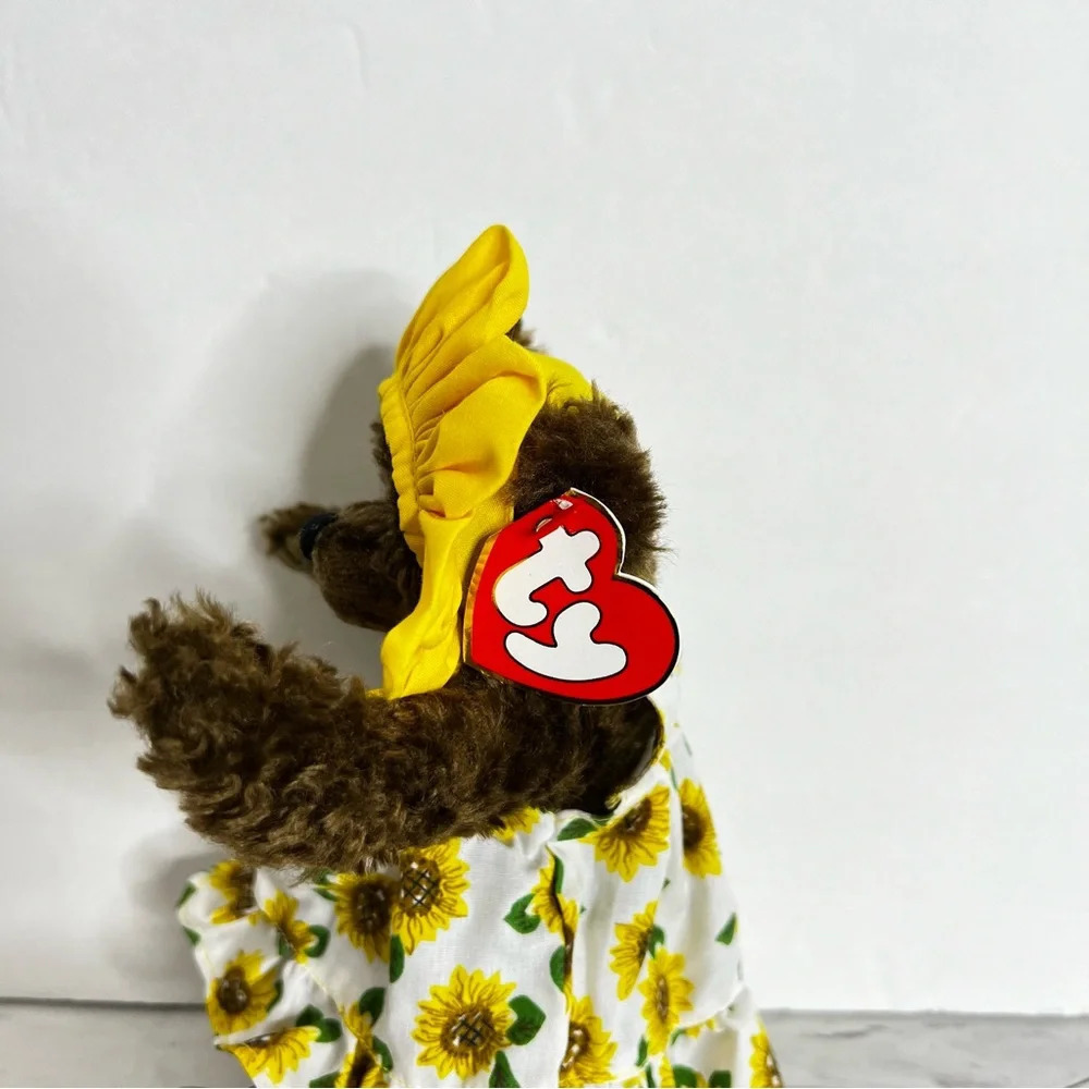Ty Beanie Babies Susannah The Sunflower Bear Sz 9" "You Are My Sunshine!" 1,993 - Picture 8 of 14